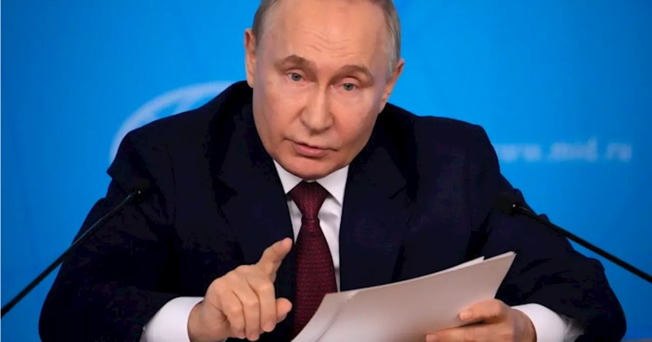 Putin lays out conditions for ceasefire, includes Ukraine dropping NATO bid