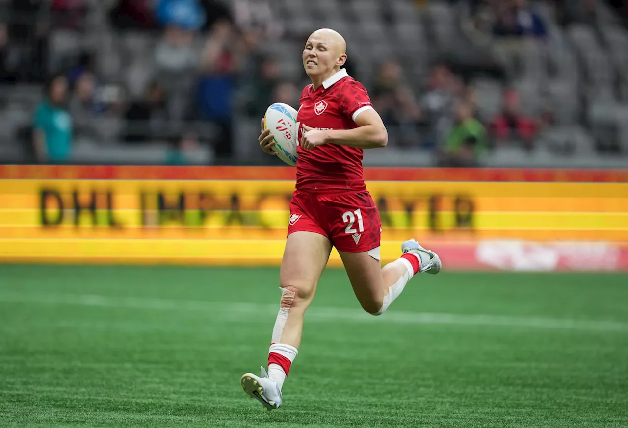 Canada rugby sevens captain Olivia Apps back training after cougar bite