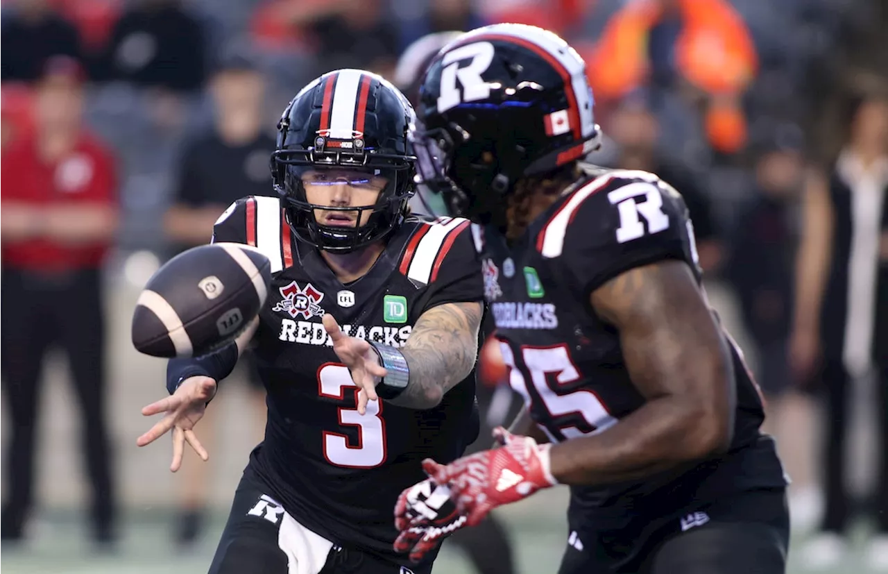 Ottawa defence delivers as Redblacks hold off the Winnipeg Blue Bombers 23-19