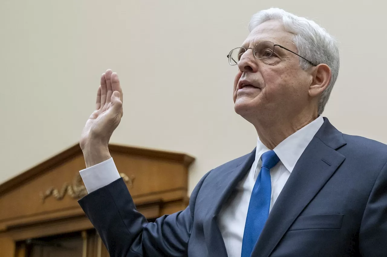 U.S. Justice Dept won’t pursue contempt charges against Attorney General Merrick Garland