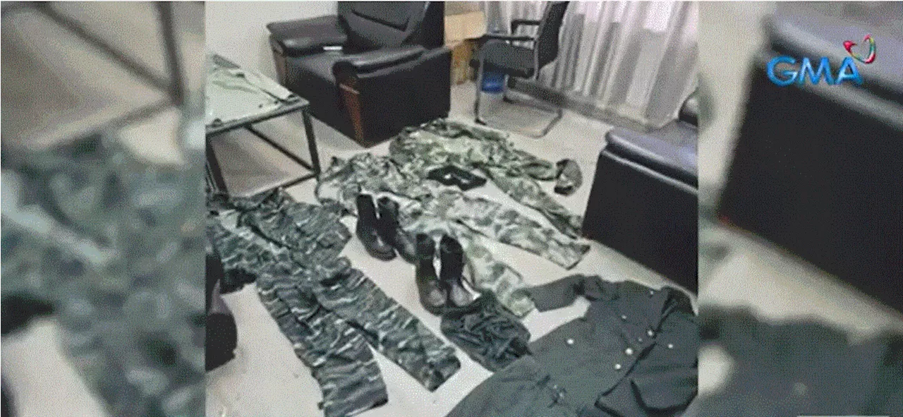 18 sets of Chinese military uniforms found in Porac POGO — PAOCC