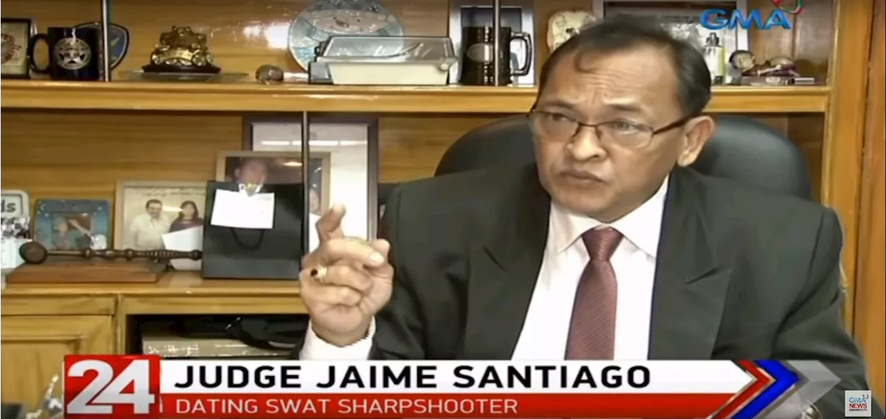 Ex-police sniper turned judge Jaime Santiago is new NBI director