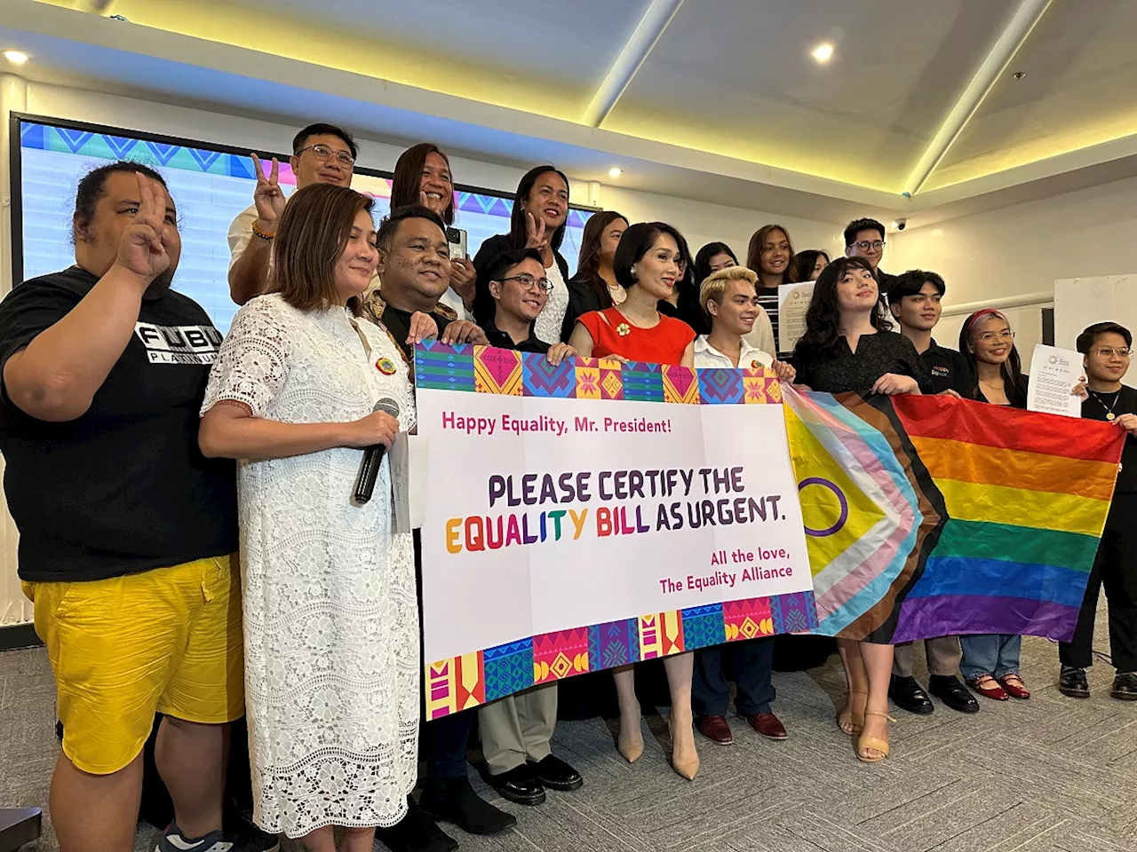 Rep. Roman, LGBTQIA+ groups urge Marcos to certify SOGIESC bill as urgent