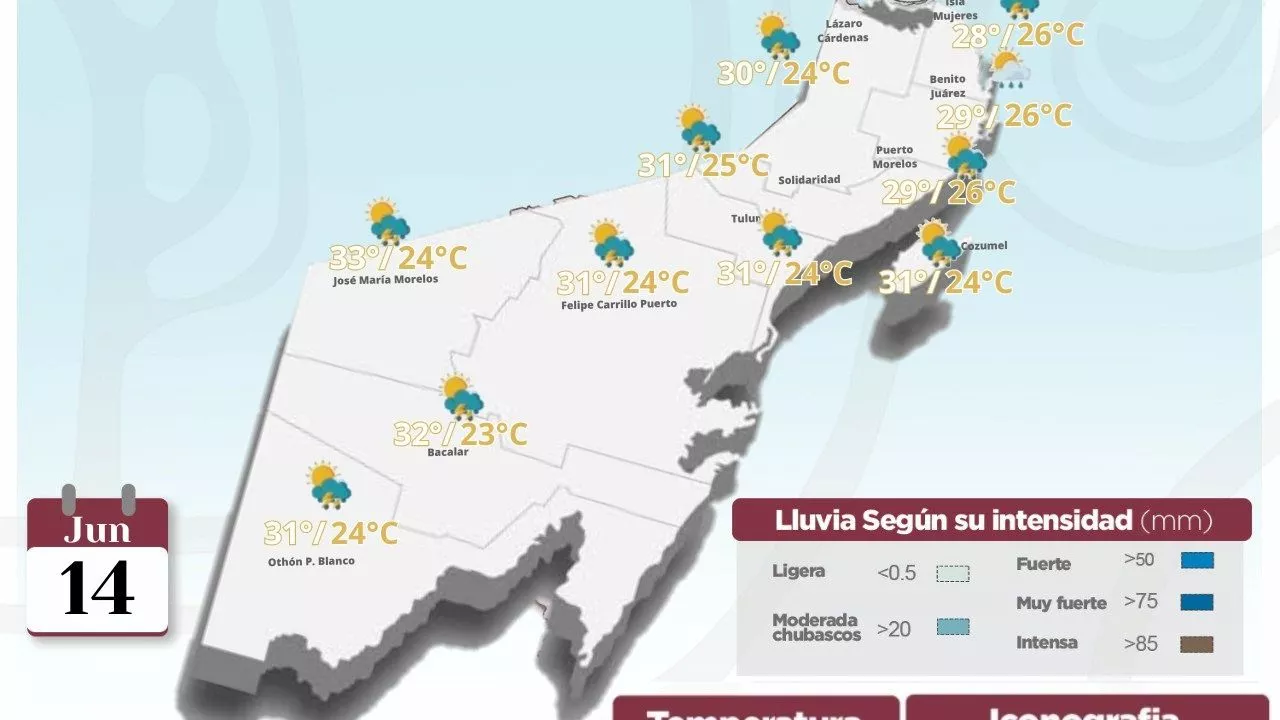 Huracán Alberto: Prevén lluvias intensas para seis municipios de Quintana Roo