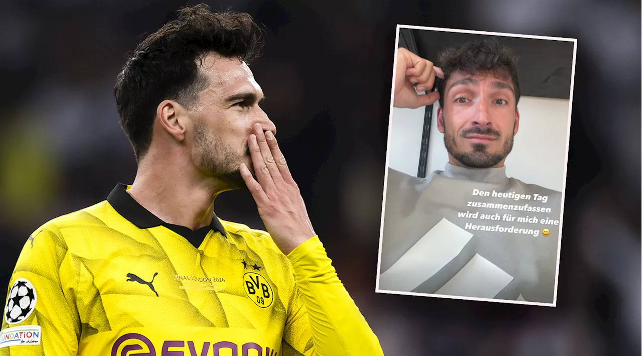 Aus beim BVB: Jetzt meldet sich Mats Hummels