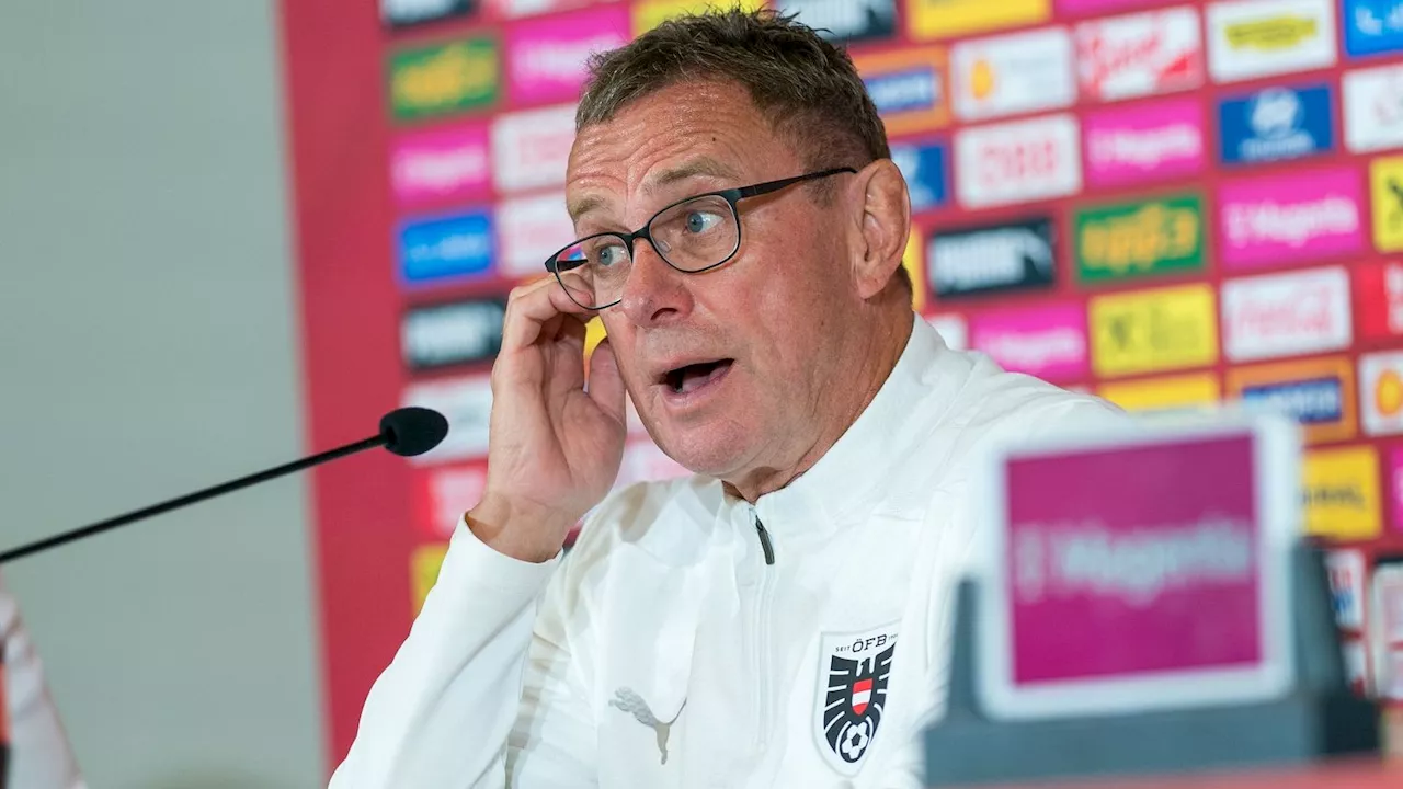 'Kein Geheimnis!' Rangnick nennt zwei ÖFB-Fixstarter