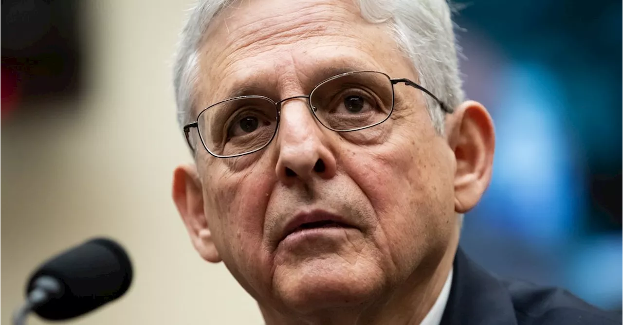 Justice Department Says It Won't Prosecute Merrick Garland For Contempt Of Congress