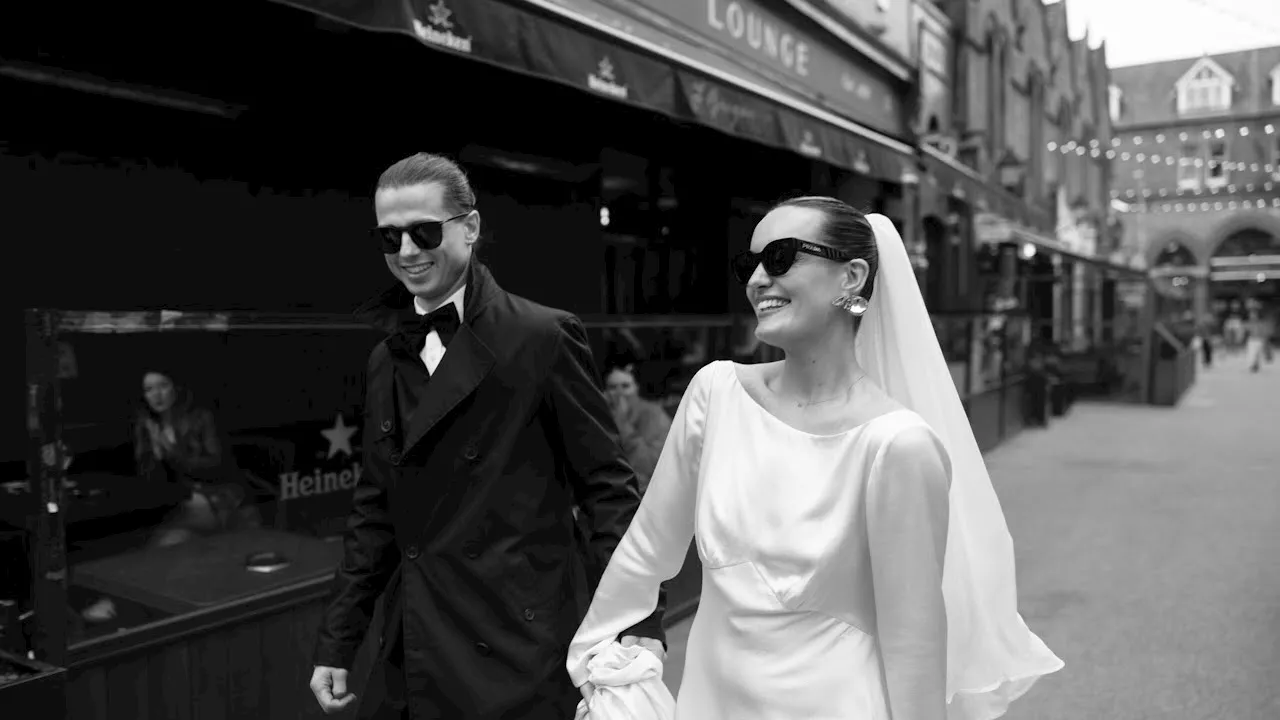 Real Weddings: Anouska and Eoin’s chic Dublin city wedding