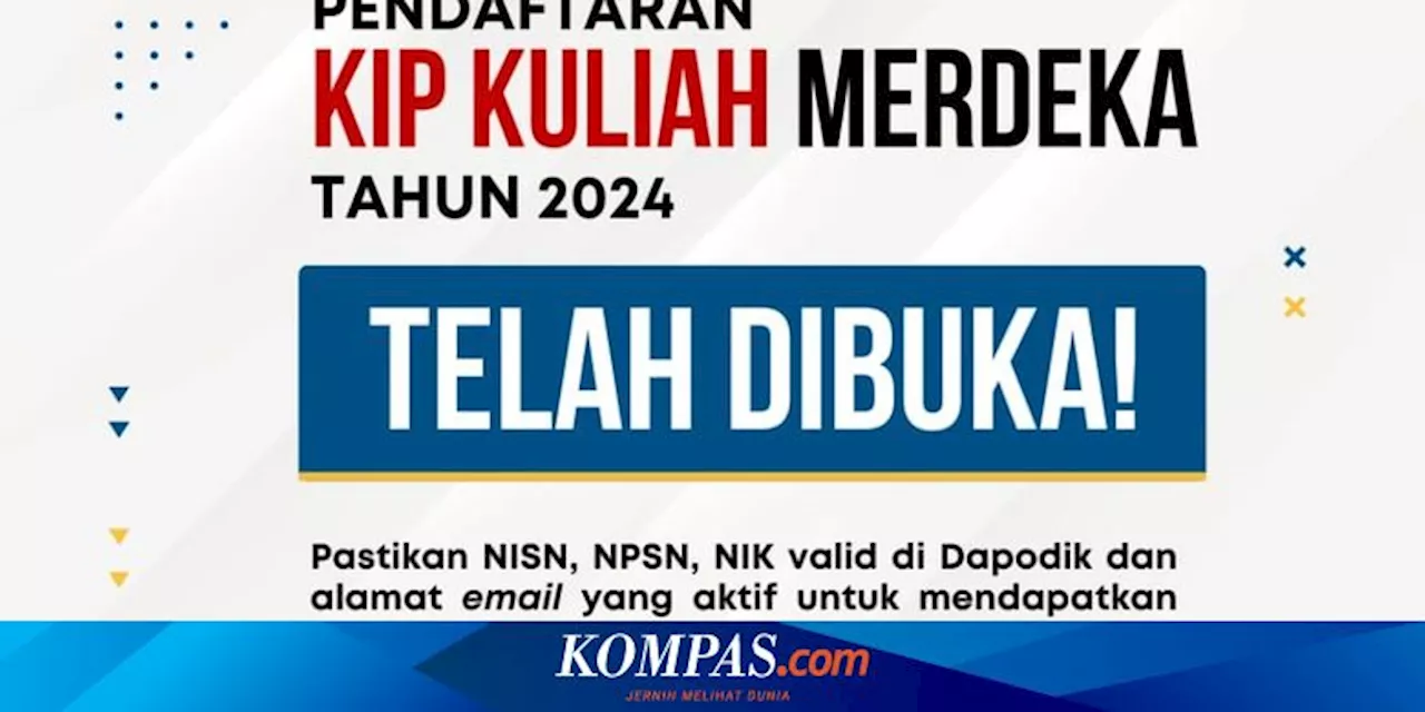 Cara Daftar KIP Kuliah Jalur Mandiri PTN 2024, Klik kip-kuliah.kemdikbud.go.id