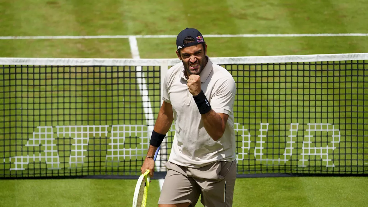 Domani Berrettini-Musetti, semifinale italiana sull’erba di Stoccarda