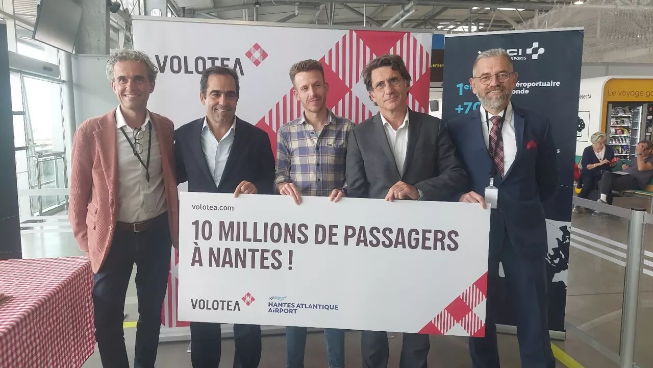 Aéroport de Nantes : Volotea a transporté 10 millions de passagers depuis 2012