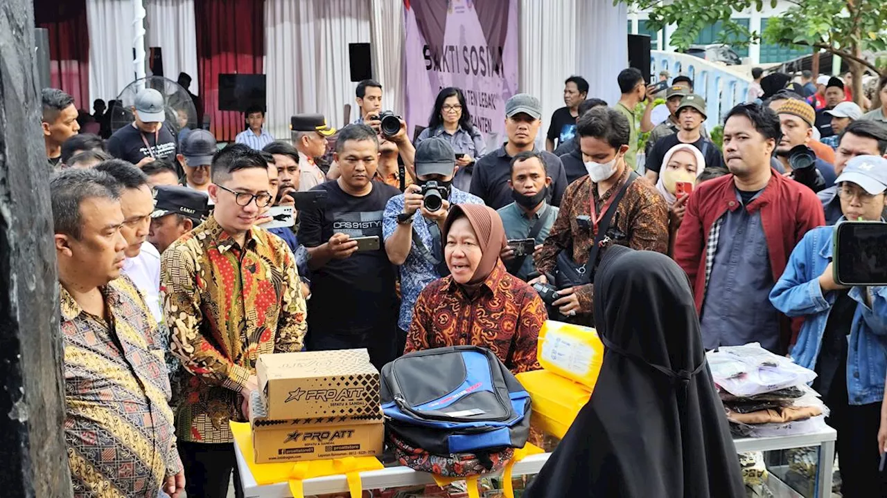 Kemensos Gelar Bakti Sosial bagi Masyarakat Kabupaten Pandeglang dan Lebak Banten