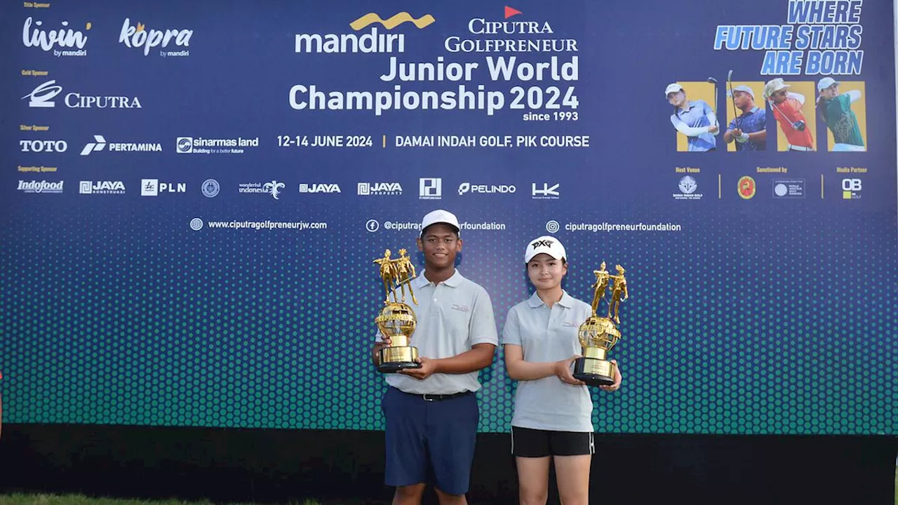 Sejarah Tercipta, 2 Pegolf Indonesia Kawinkan Gelar di Kejuaraan Dunia Junior