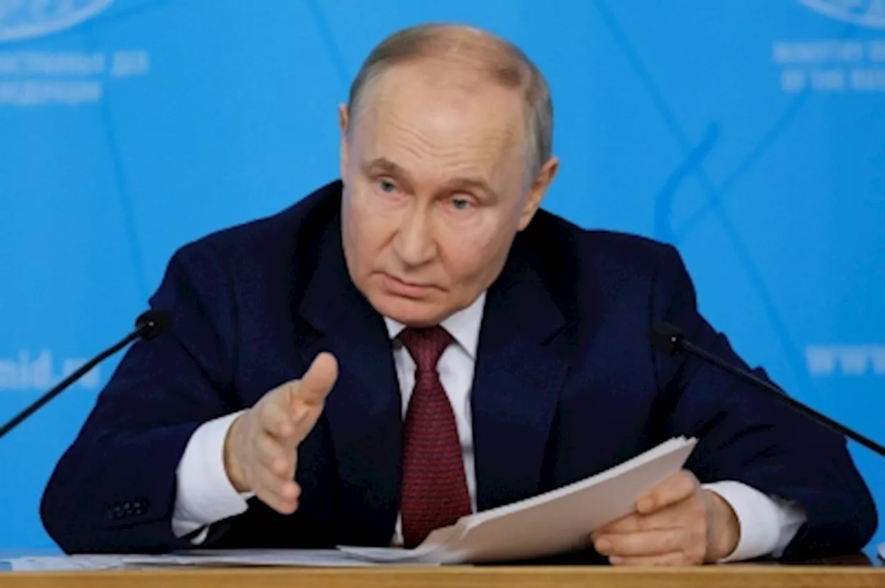 Putin says West’s ‘theft’ of frozen Russian assets will not go unpunished