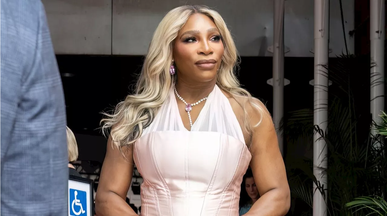 Serena Williams Is a Modern Marilyn Monroe in a Soft Pink Corset Dress