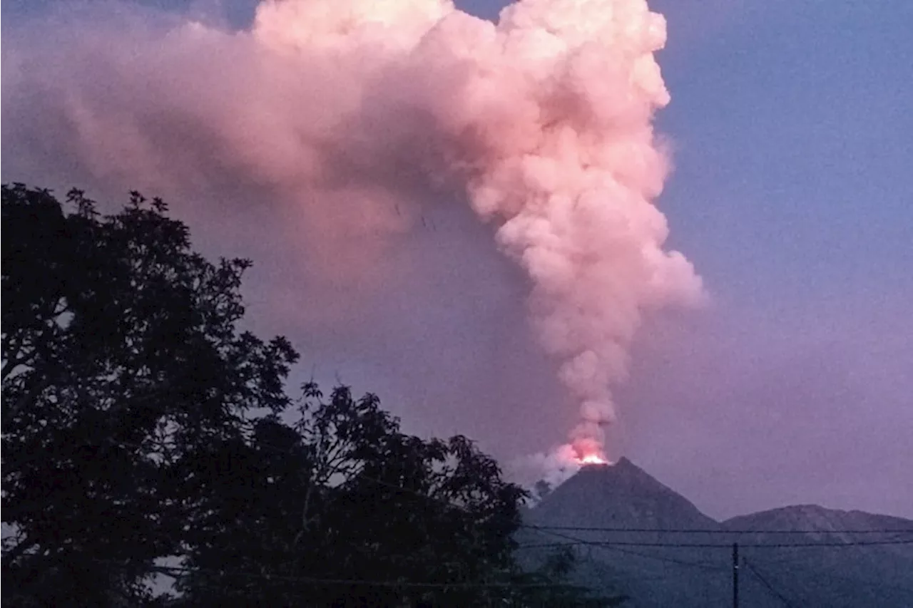 Gunung Lewotobi Kembali Erupsi, Ketinggian Abu Vulkanik 400 Meter