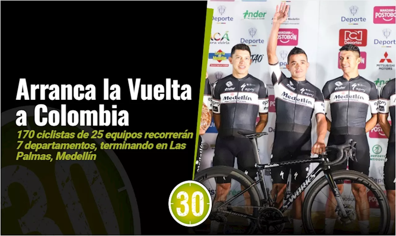 170 ciclistas de 25 equipos arrancan la Vuelta a Colombia – Ministerio del Deporte 2024