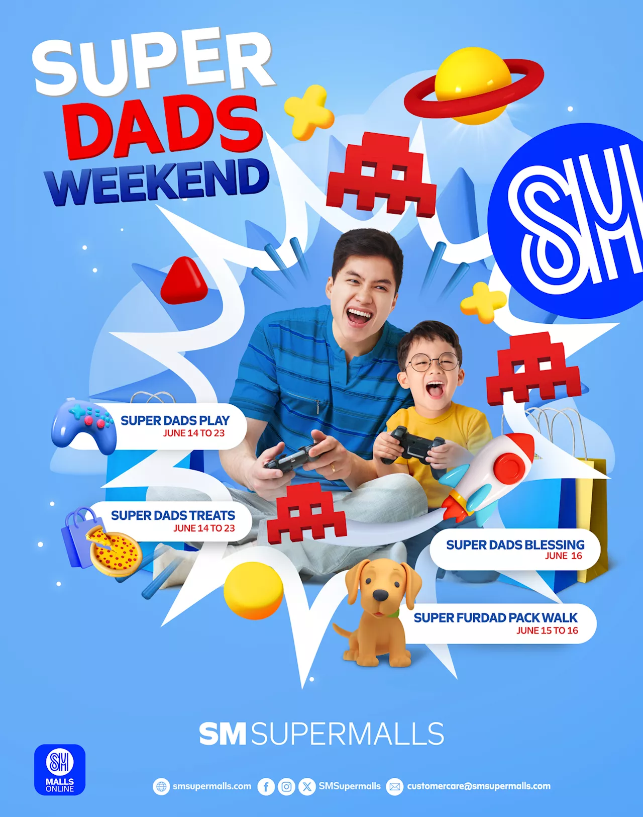 Celebrate Super Dads Weekend at SM Supermalls