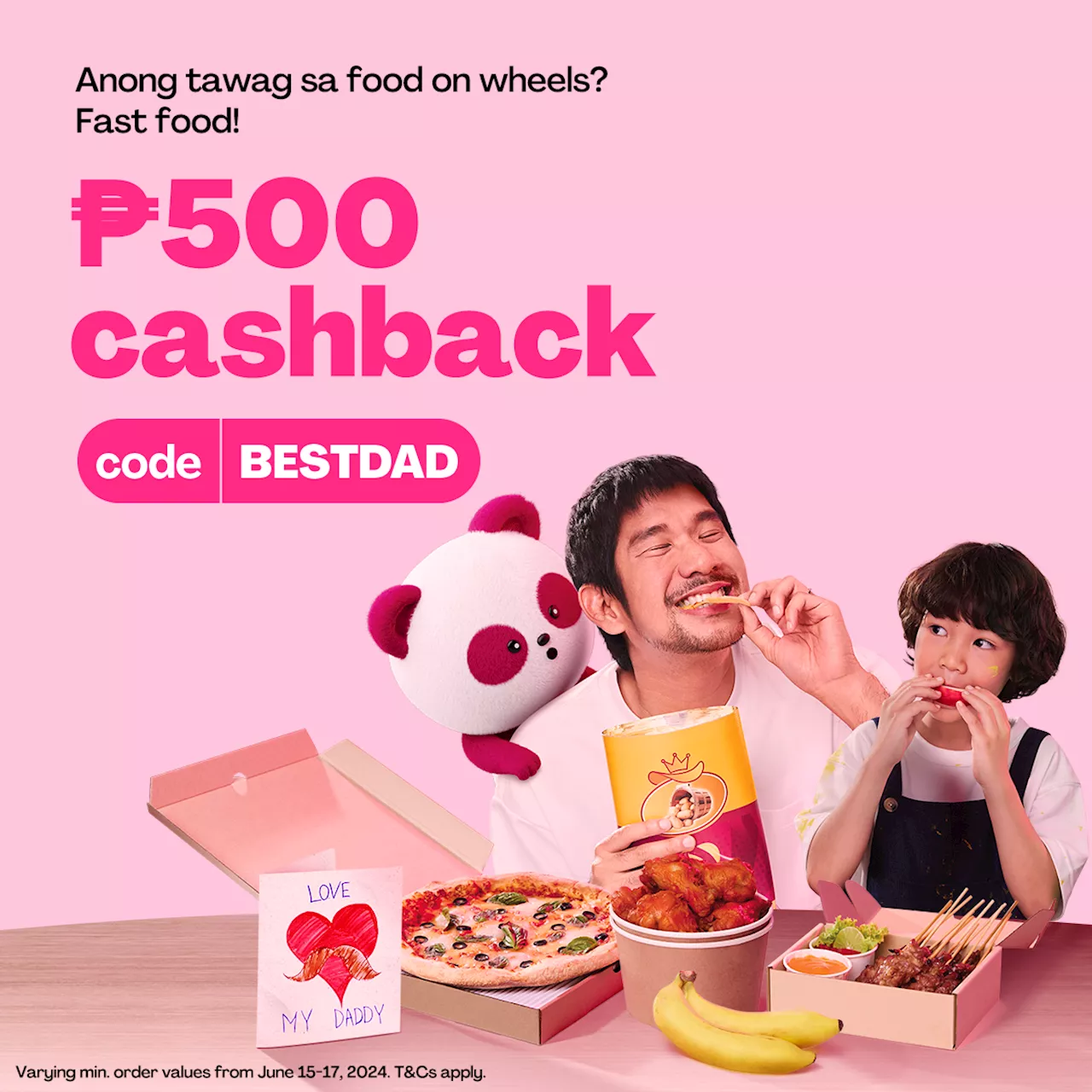 Make your Pinoy dad smile with foodpanda deals for their personality type