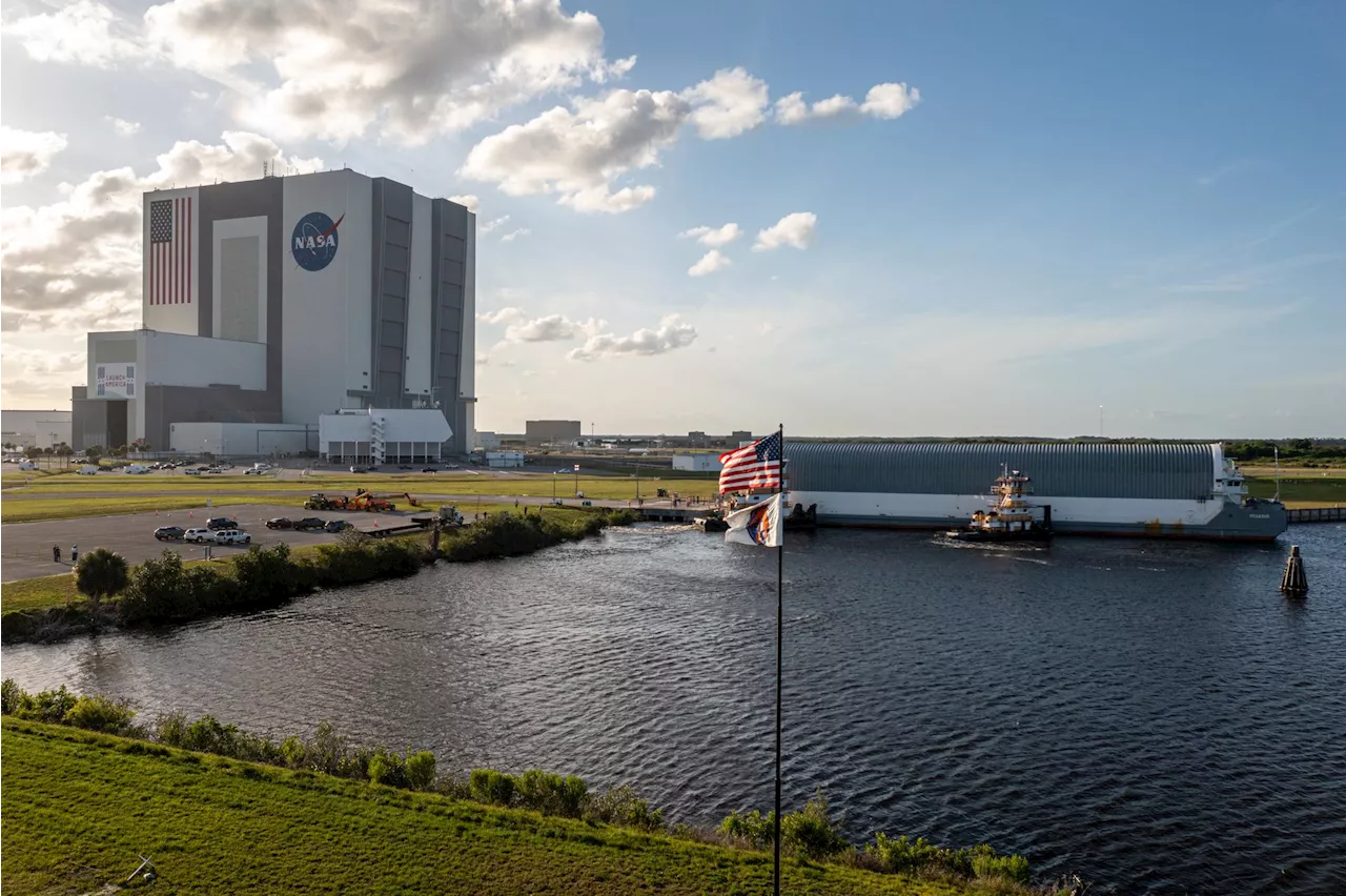 NASA Invites Media to See Artemis II Moon Rocket Elements at Kennedy