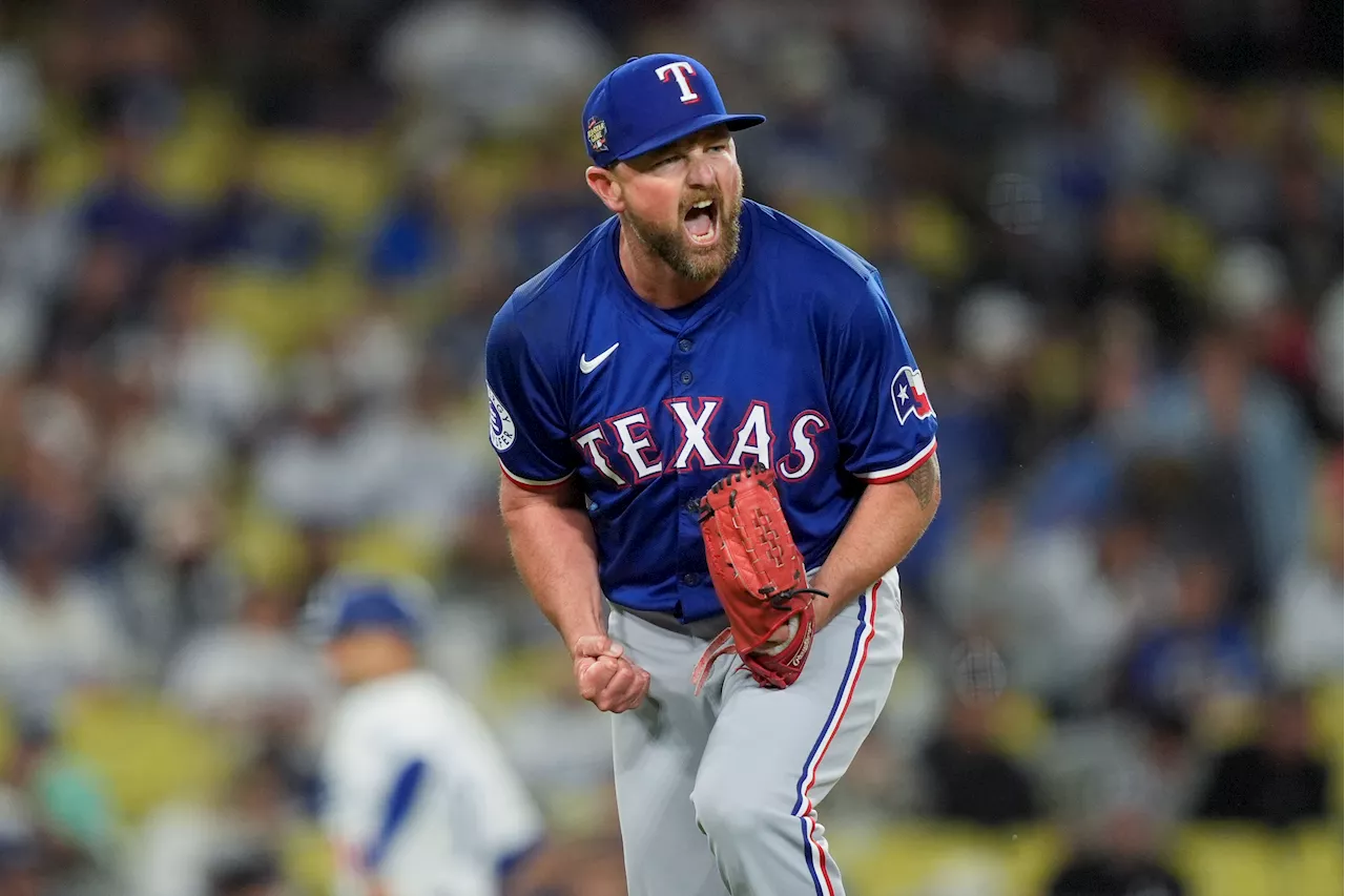 Lorenzen pitches Rangers past Dodgers 3-1 for their 1st series win in Los Angeles since 1999