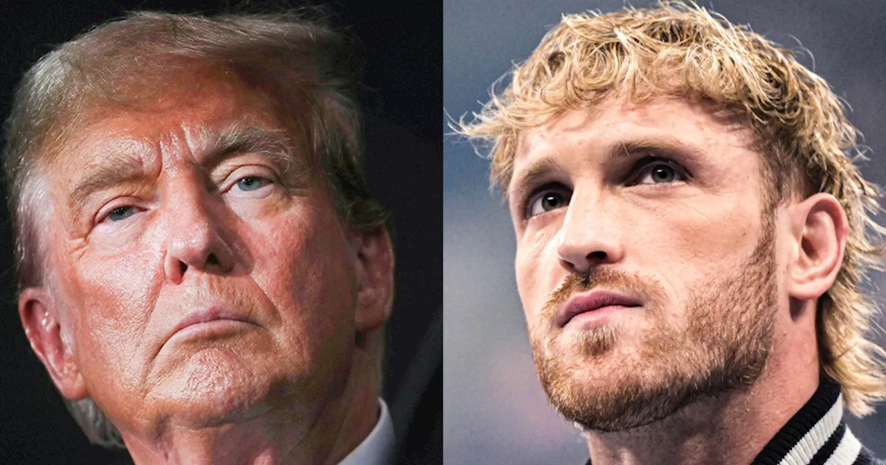 Trump appears on Logan Paul’s podcast in a bid for young voters