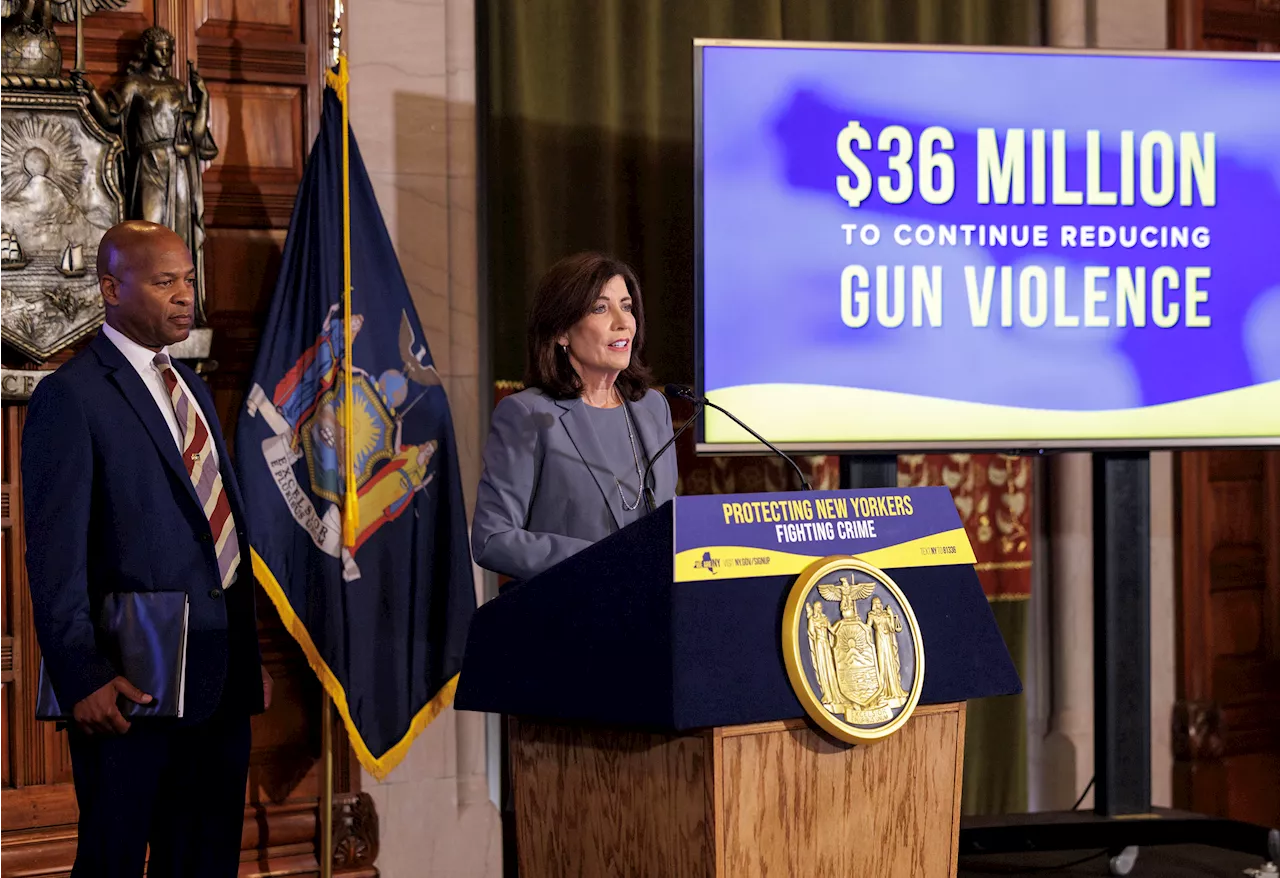 Hochul earmarks $36 million for local police agencies to continue to combat gun violence in NY