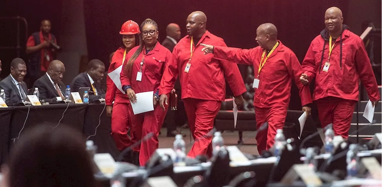 Snapshot: EFF's bid for influence falters as ANC, DA, IFP form government