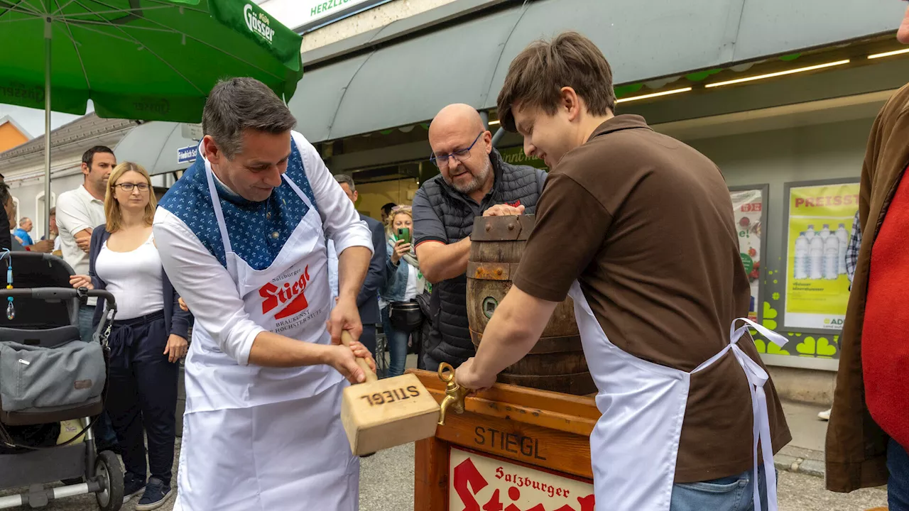 Benjamin Günter eröffnete ADEG in Enzesfeld