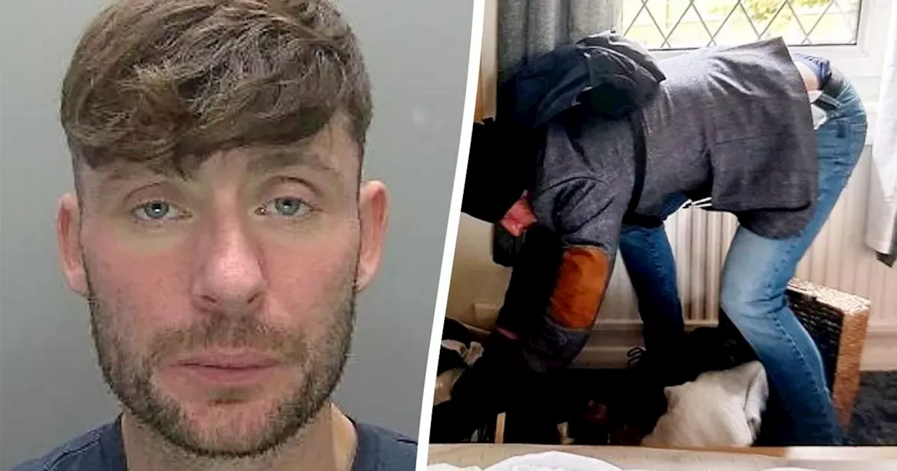 Burglar caught after pregnant woman photographs him in her bedroom