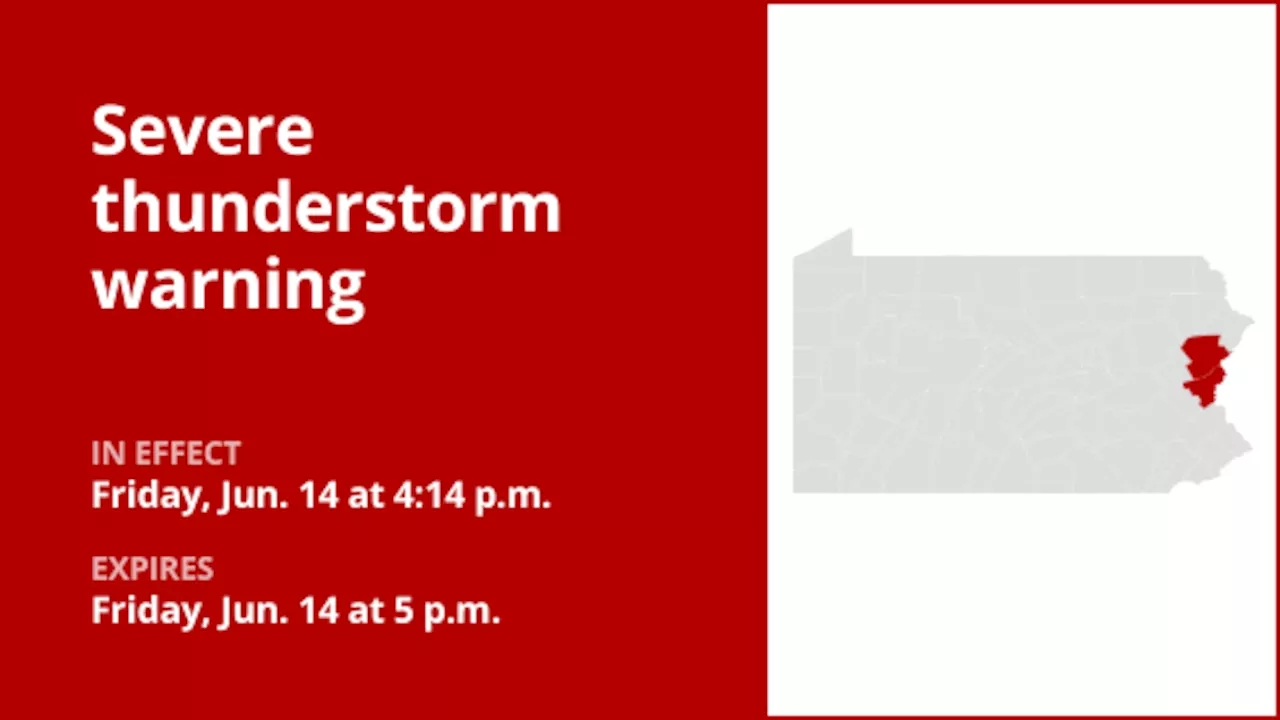 Damaging winds expected with thunderstorms to hit Monroe and Northampton counties Friday