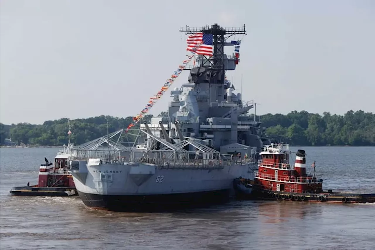 Battleship New Jersey returns to South Jersey following $10 million facelift