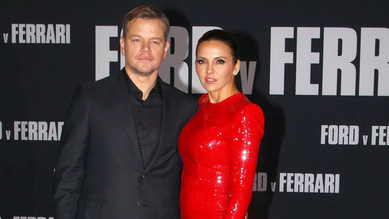 Stylish: Matt Damon und Luciana auf Abifeier ihrer Tochter