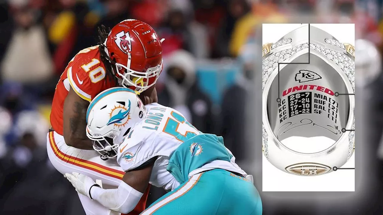 NFL-Kuriositäten: Tippfehler auf Super-Bowl-Ring der Kansas City Chiefs