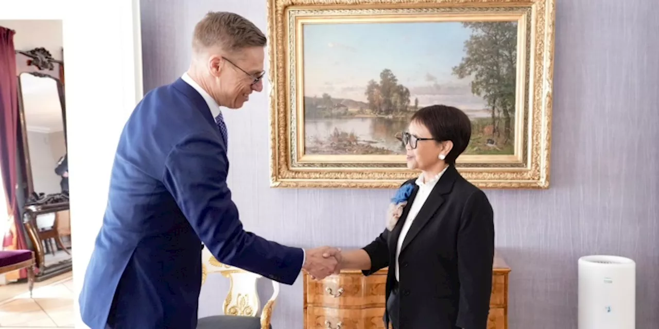 Menlu Retno Ajak Finlandia Segera Akui Negara Palestina