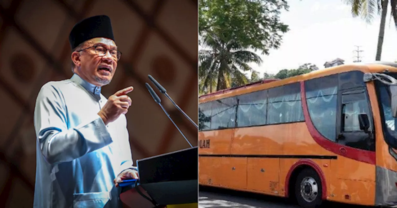 Anwar Warns School Bus Operators Will Lose Licence If They Raise Fares