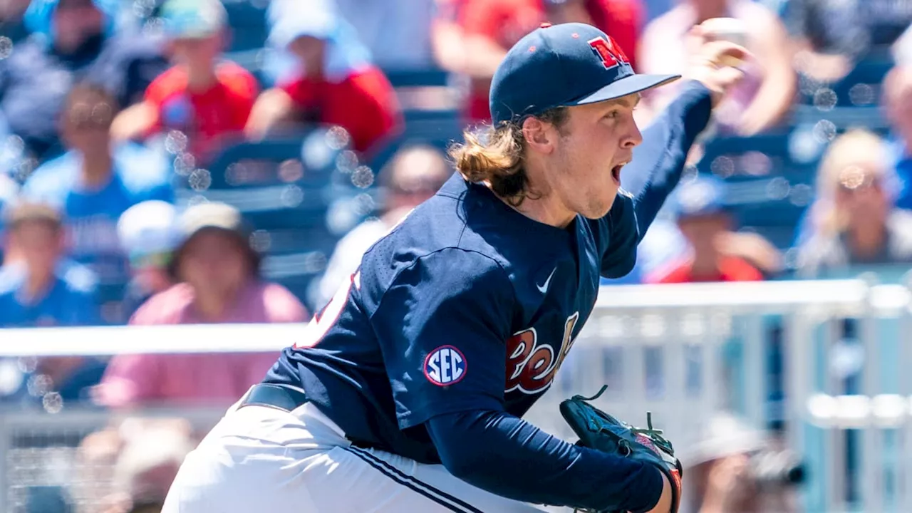 Ole Miss Rebels LHP Hunter Elliott Going Through 2024 MLB Combine