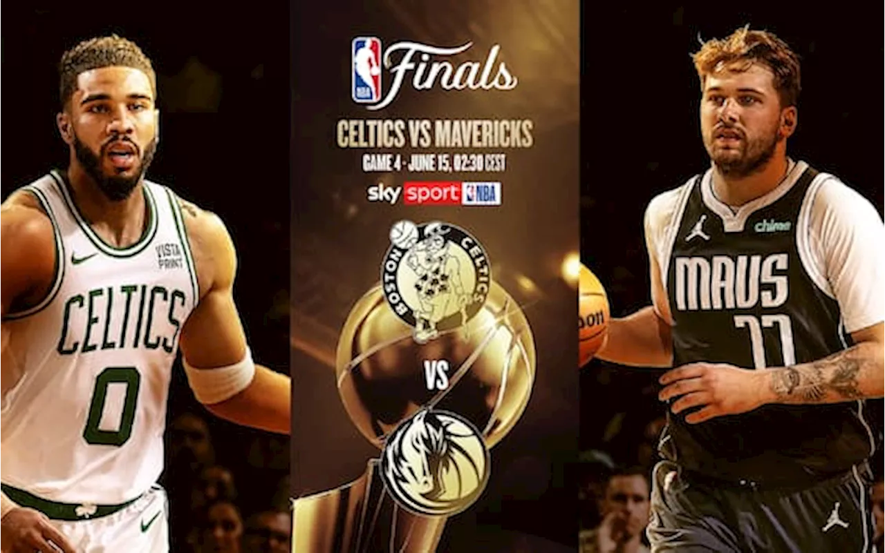 NBA Finals, Dallas-Boston: dove vedere gara 4 in tv e streaming