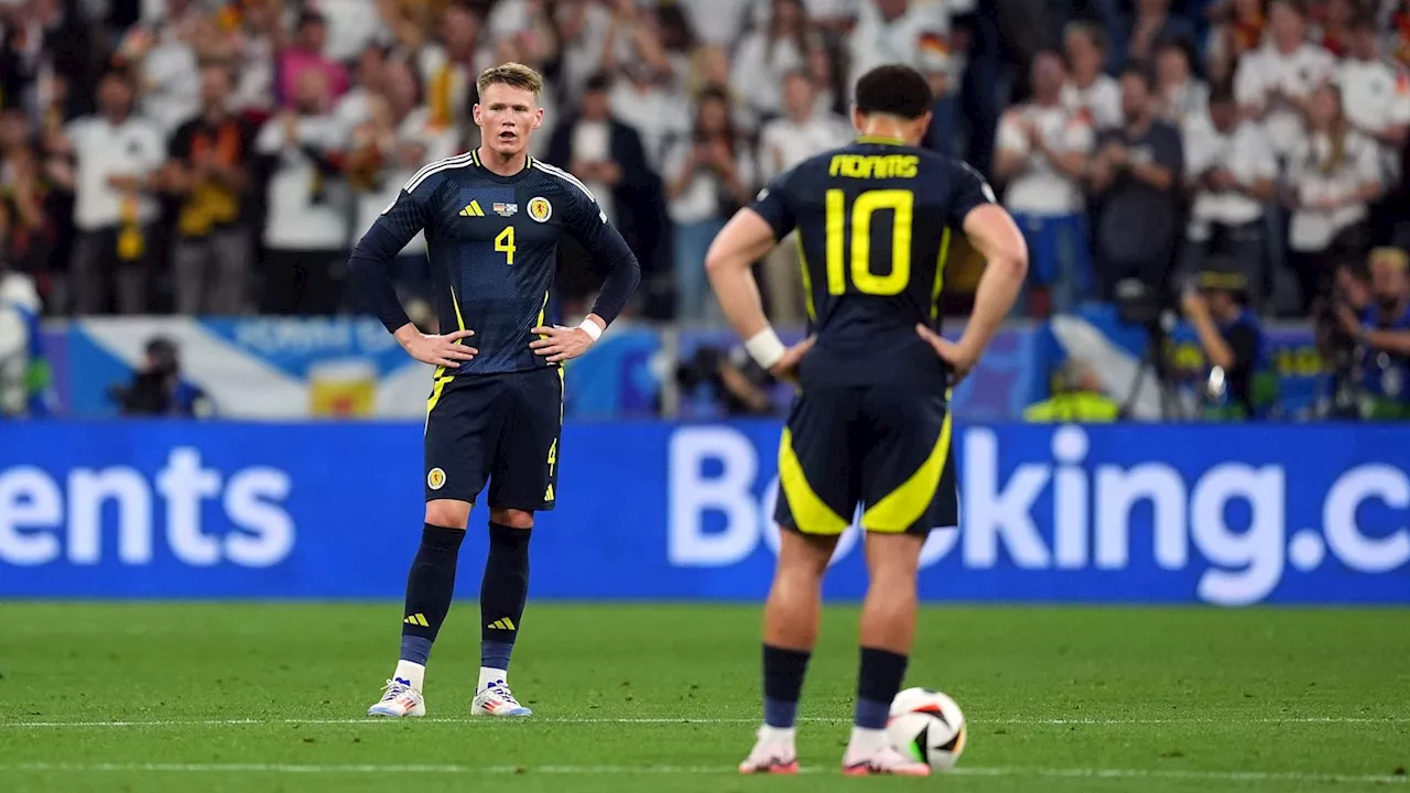 Germany 5-1 Scotland: 10-player Scots humiliated by hosts in opening match