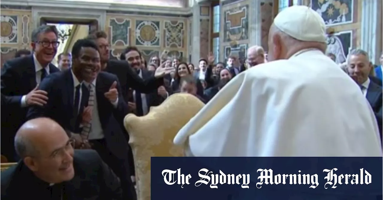 Pope Francis hosts Jimmy Fallon, Stephen Colbert, 100 other comedians in Vatican