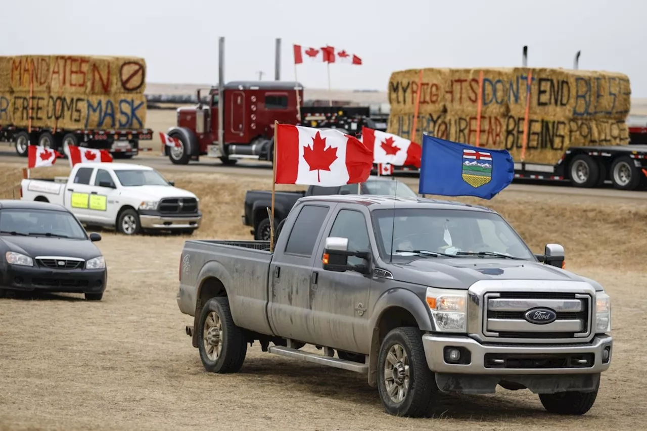 Female Mountie accused at trial of flirting to obtain information at Coutts blockade