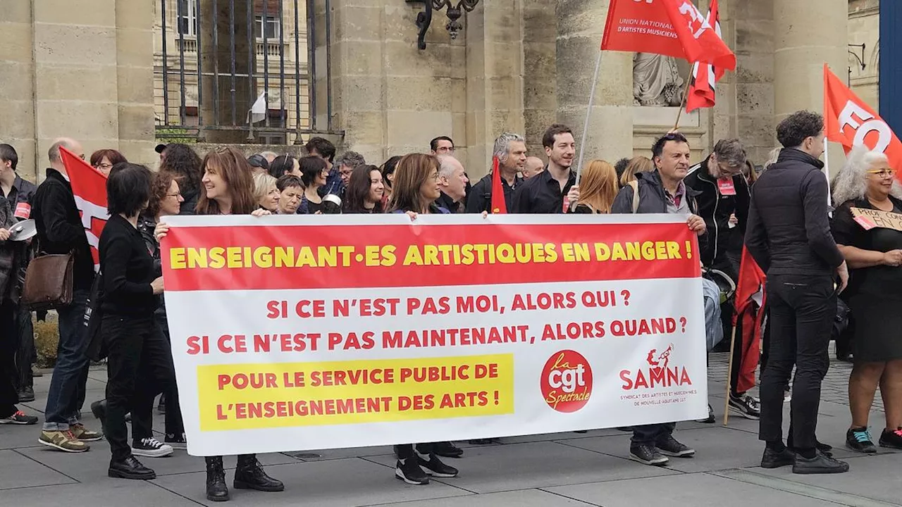 Bordeaux. Les enseignants du conservatoire manifestent pour un meilleur régime indemnitaire