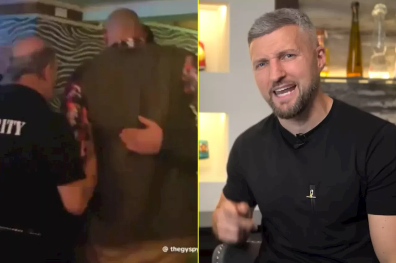 – Carl Froch leaps to passionate defence of Tyson Fury after night out video...