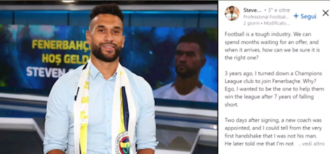 Steven Caulker, il calciatore che cerca su LinkedIn la sua nuova squadra