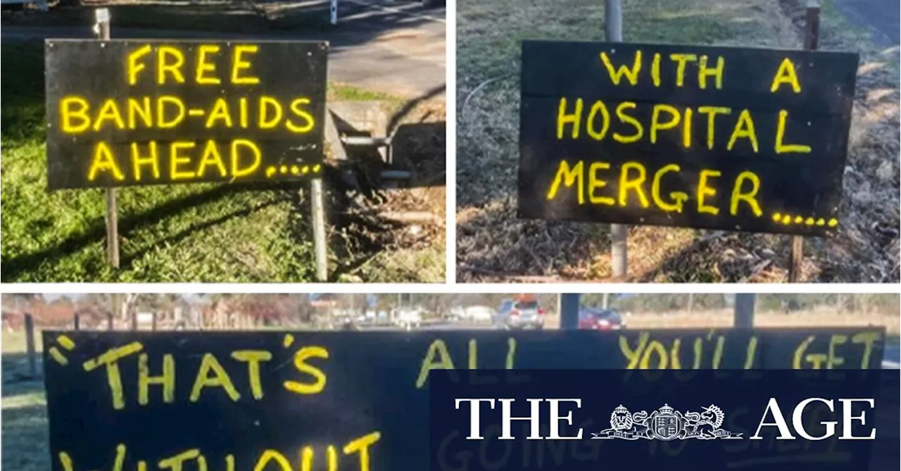 ‘Hands off our hospital’: Victorian towns fighting to keep health services