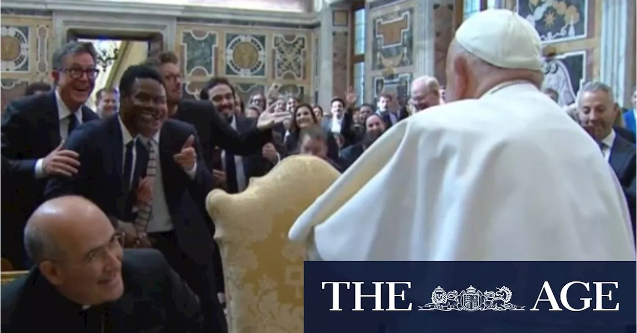 Pope Francis hosts Jimmy Fallon, Stephen Colbert, 100 other comedians in Vatican