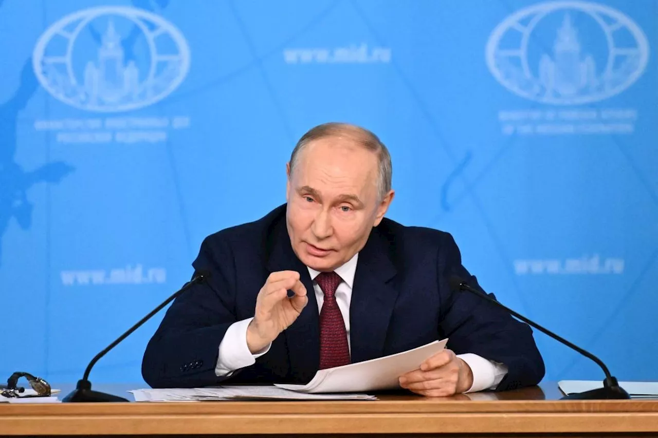 Putin says Ukraine must withdraw troops, end NATO bid for peace talks