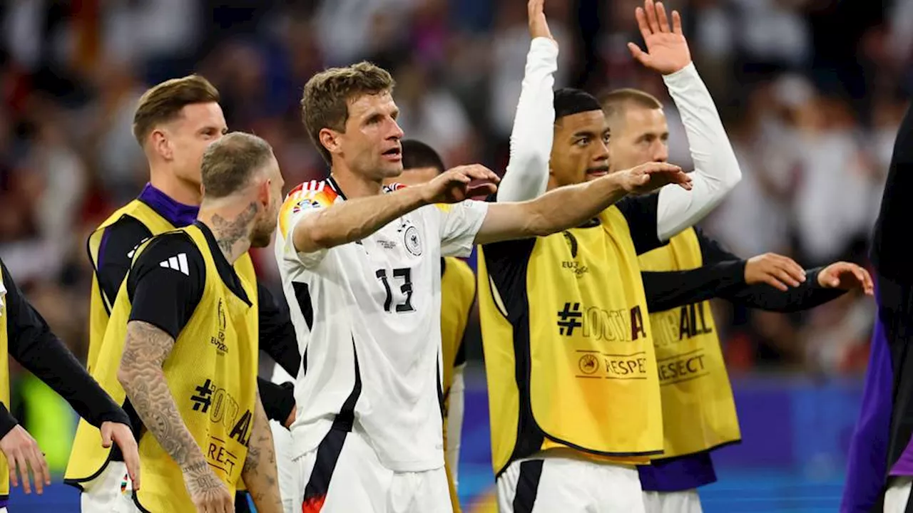 Hosts Germany beat 10-man Scotland 5-1 in Euro 2024 opener