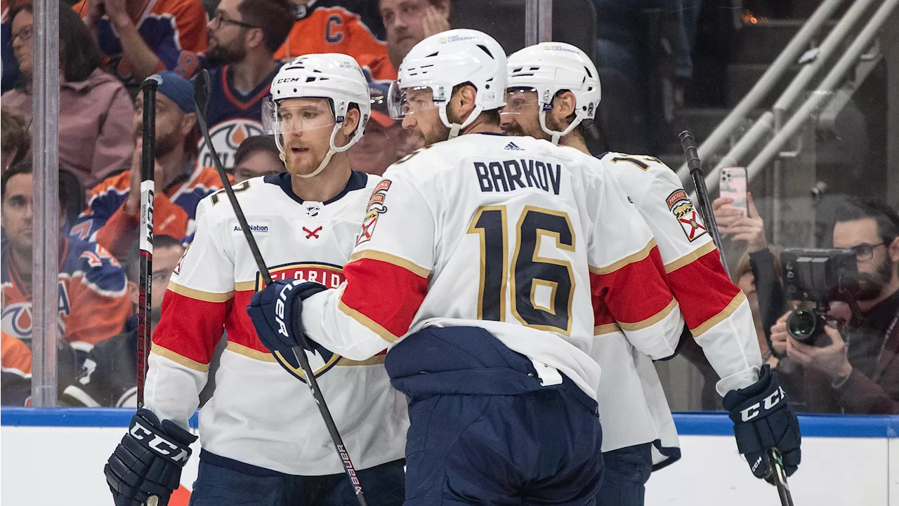 Panthers one win away from hoisting Stanley Cup after beating Oilers in Game 3