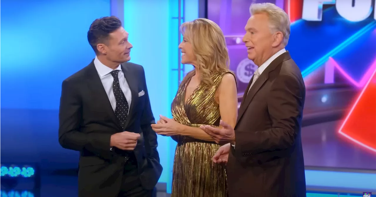 Pat Sajak Passes Wheel of Fortune Torch to Ryan Seacrest